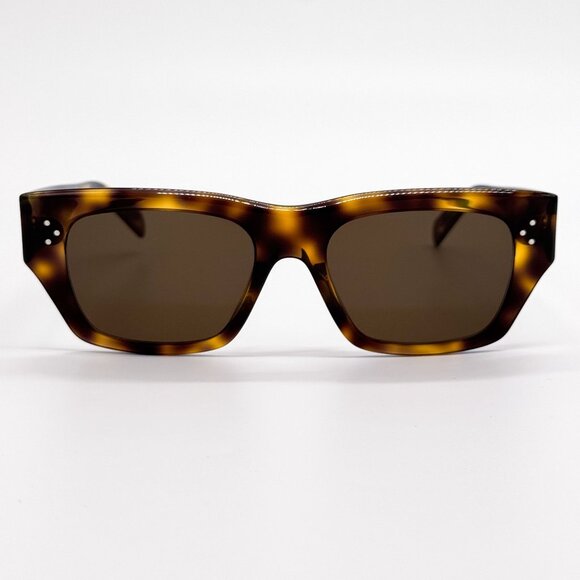 NEW CL40297U 53E CELINE SUNGLASSES HAVANA BROWN WOMEN EYEWEAR - Picture 4 of 10